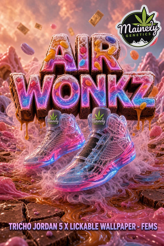 Air Wonkz (Tricho Jordan 5 x Lickable Wallpaper)
