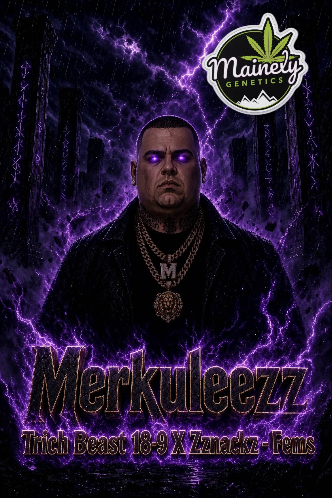 Merkuleezz (Trich Beast 18-9 × Zznackz) 6pk Fems