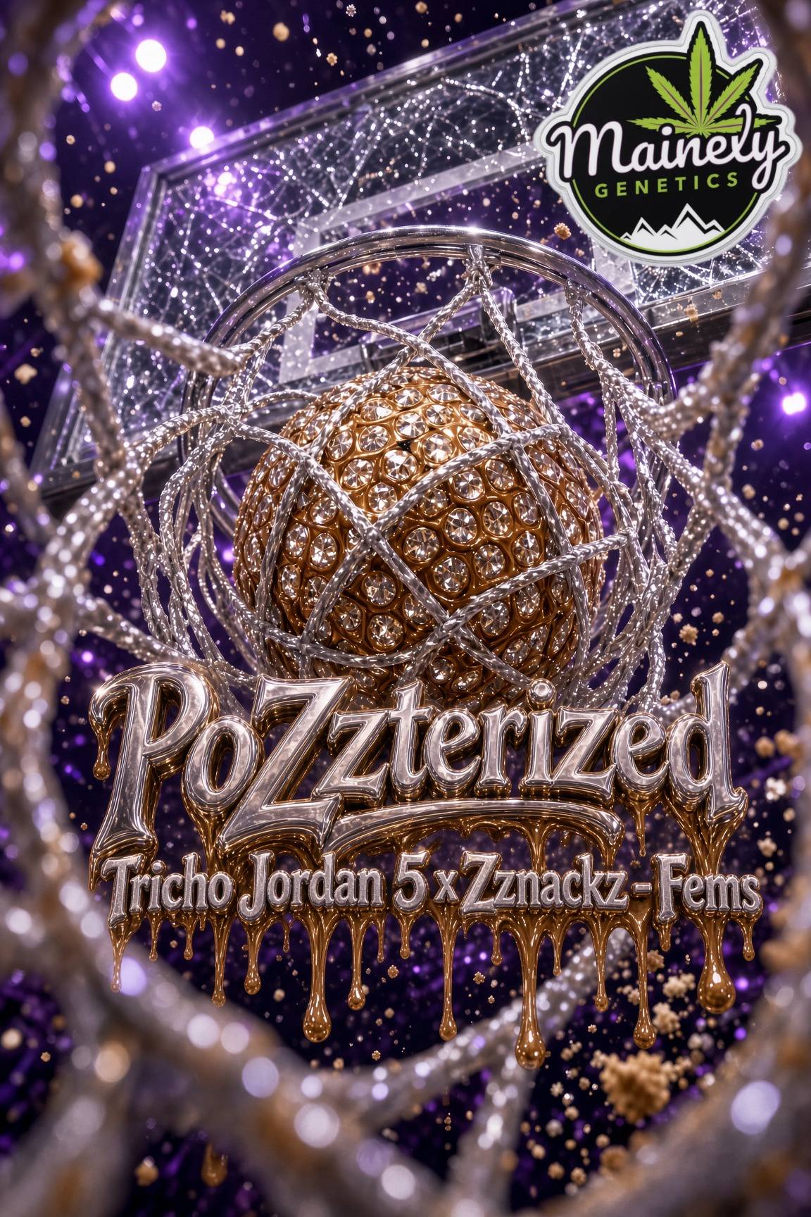 PoZterized (Tricho Jordan 5 × Zznackz) 6pk Fems
