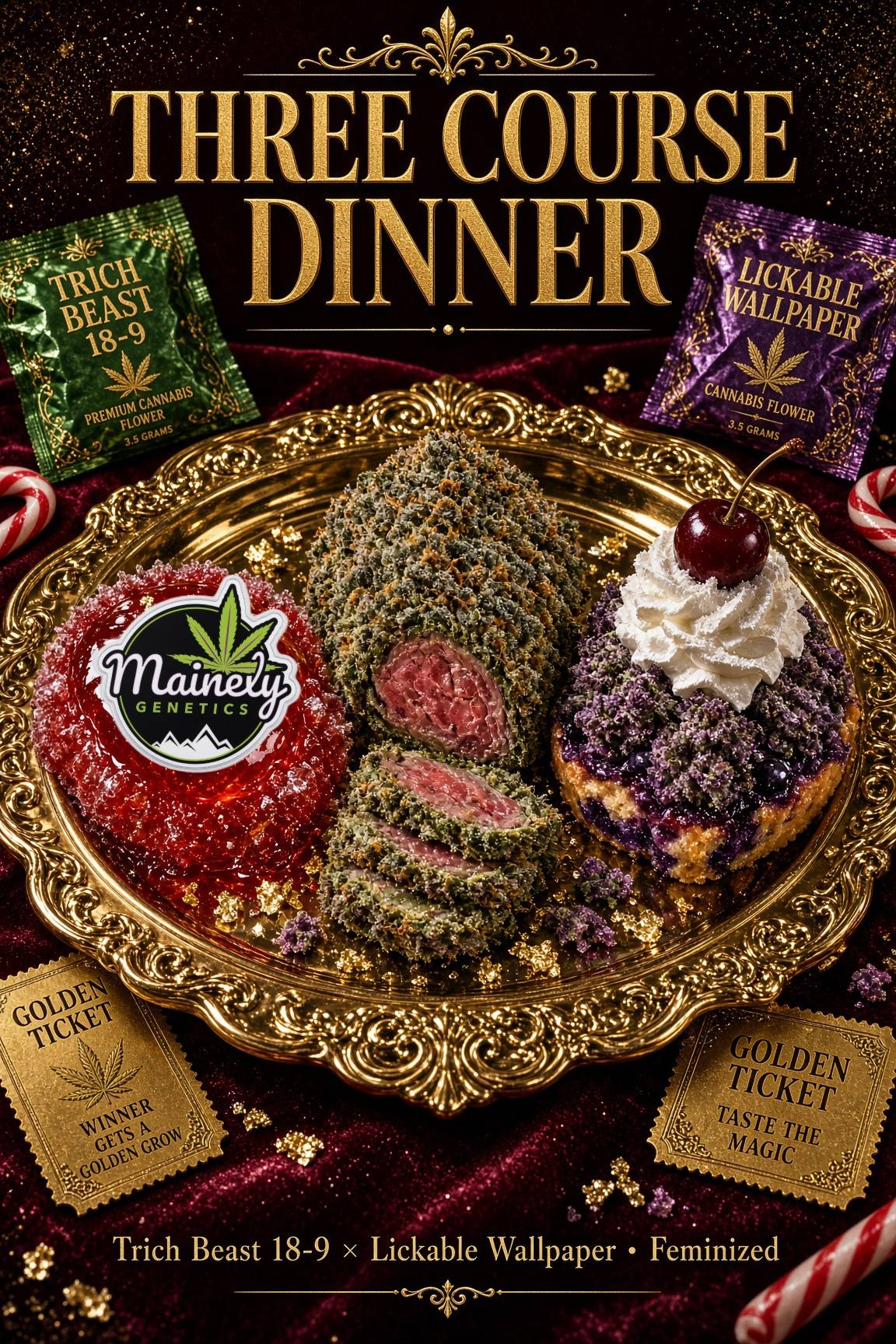 Three course Dinner (Trich Beast #18-9 × Lickable Wallpaper)