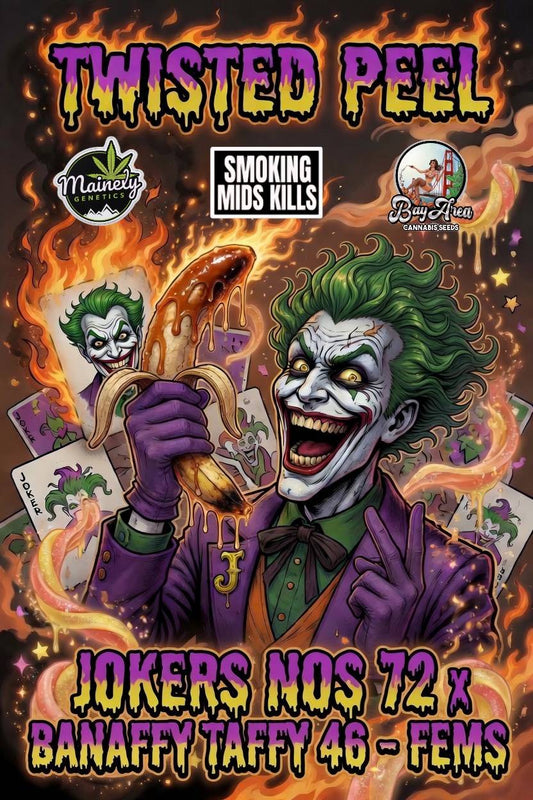 Twisted Peel (Jokers Nos 72 x Banaffy Taffy 46) 6pk Fems
